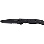 CRKT (M16-10KZ) CARSON M16 EDC, Tanto Black with Triple Point Serrations