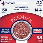 CROSMAN PREMIER COPPER MAGNUM PELLETS .22