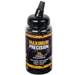 CROSMAN ELITE AIRSOFT MAX PRECISION .25GRAMS QTY:2000 Crosman Elite Airsoft Max Precision, Double Polished Seamless Black Ammo .25grams QTY:2000