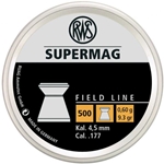 SUPERMAG FIELD LINE AIRGUN AMMO.117 CAL RWS SuperMag Field Line AirGun Ammo.117 Cal, 0.60g 9.3gr QTY: 500