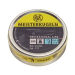 MEISTERKUGEIN AIRGUN AMMO .117CAL RWS Meisterkugein Professional Line AirGun Ammo.117 Cal, 0.45g 7gr QTY: 500