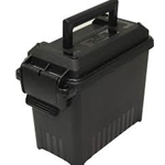 Mtm   MTM (AC15-40) AMMO CAN MINI BLACK, 6.7" X 3.4" X 5.9"H