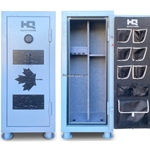 HQ OUTFITTERS HQ-SFEKFR-24 GUN SAFE GREY/BLUE HQ Outfitters 24 Gun Safe, Grey/Blue