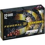 Federal Ammunition P158000 COPPER PLATED Federal Premium Copper Plated 12GA x 2" 1225 FPS 10 Pellets 000BUCK