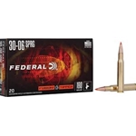 Federal Ammunition (F3006TFS3) FUSION 30-06SPRG, 180GR TIPPED FEDERAL (F3006TFS3) FUSION TIPPED 30-06 SPRG, 180GR, POLYMER TIPPED BONDED, 20RDS