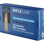 PPU 300 WIN MAG, 180GR SP