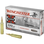 WINCHESTER POWER POINT 243 WIN, 100GR (X2432)