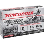 WINCHESTER X12DS Winchester Deer Season High Velocity Lead Slug 12 GA x 2 3/4" 1600 Velocity