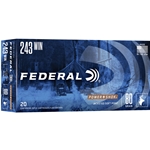 Federal Ammunition 243AS Federal 243 Win 80 Gr Power Shok JSP