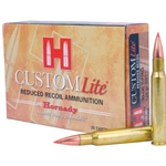 HORNADY CUSTOM LITE 30-06 SPRG., 125GR SST (HOR-81066) Hornady Custom Lite Reduce Recoil, 30-06 Sprg., 125gr SST, 25rgs