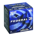 Federal Ammunition GAME LOAD HI-BRASS 20GA X 3", #5, H2585