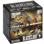 Federal Ammunition PWBX2094 Federal Premium Black Cloud 20GA x 3" 1350FPS 1oz. 4 Shot Steel