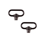 ALLEN 14516 Allen Push Button QD Steel Gun Swivel 1.25" with Loop Black