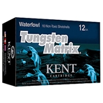 Kent Cartridge C122NT36-3 TUNGSTEN MATRIX WATERFOWL 12 G, 2.75 Kent Tungsten Matrix Waterfowl 12 G, 2.75", 1 1/4 Load, 3 Shot Size, 1400 FPS, 10 Non-Toxic Shotshells