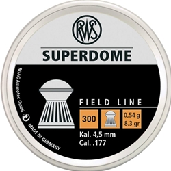 AIRGUN .177 CALIBER, 300 RWS SUPERDOME RWS Airgun .177 Caliber, 300 RWS SuperDome Precision Penetration Pellets