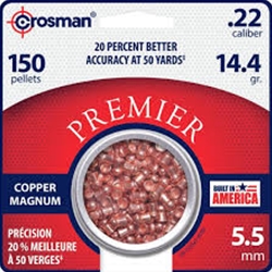 CROSMAN PREMIER COPPER MAGNUM PELLETS .22