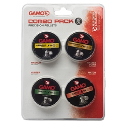 GAMO COMBO 1000 ASS .177 CAL. AIRGUN PELLETS Gamo Combo Pack 1000 Ass .177 Cal. (Magnum, Hunter, Master Point, Match) Airgun Pellets