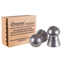 CROSMAN LEAD PELLETS .177 CAL, 7.9 GRAINS, DOMED - 1250CT Crosman Premier Airgun Lead Pellets .177 Cal, 7.9 Grains, Domed - 1250ct