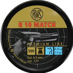 COMPETITION 500 ROUNDS 7.0 GRAIN .177 CALIBER RWS Competition 500 Rounds 7.0 Grain .177 Caliber 0.45 Grams Air Gun Pellets