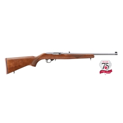 RUGER 10/22 SPORTER 75TH WALNUT Ruger 10/22 Sporter 75th Anniversary Walnut Stock Stainless Steel BBL