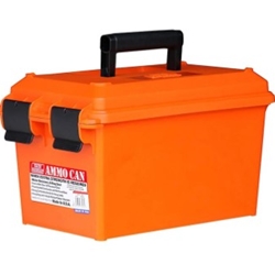 Mtm  (AC35) AMMO CAN ORANGE MTM Ammo Can, Orange, 7.3"L x 12.5"W X 7.5"H