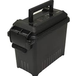 Mtm   MTM (AC15-40) AMMO CAN MINI BLACK, 6.7" X 3.4" X 5.9"H