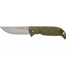 Cold Steel 20NFP FINN WOLF OD GREEN ColdSteel Finn Wolf OD Green 3 1/2"