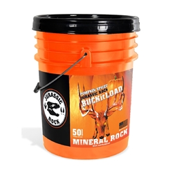 JURASSIC ROCK JR50P PUMPKIN 50LB MINERAL Jurassic Rock 50lb Mineral Pail, Pumpkin