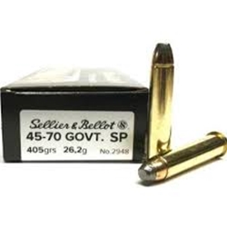 SELLIER&BELLOT (341892) 45-70 GOVT., 405GR SP SELLIER & BELLOT (341892) 45-70 GOVT., 405GR, SP, 20RDS