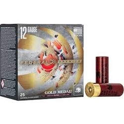 Federal Ammunition (GMT1117) 12GA, 2 3/4", #7 1/2, GOLD MEDAL, PAPER FEDERAL (GMT1117) 12GA, 2 3/4", #7 1/2, GOLD MEDAL, COMPETITION PAPER CLAY TARGET LOAD, 1290FPS, 1 OZ, 25RDS