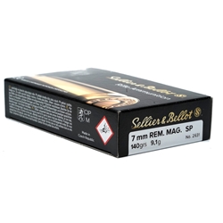 SELLIER&BELLOT 7MM REM MAG 140GR SP