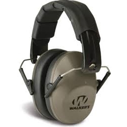 WALKERS PRO LOW PROFILE OD GREEN HEARING PROTECTION