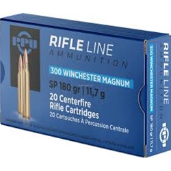 PPU 300 WIN MAG, 180GR SP