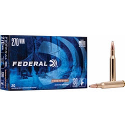 Federal Ammunition 270 WIN ,POWER SHOK, 130GR.
