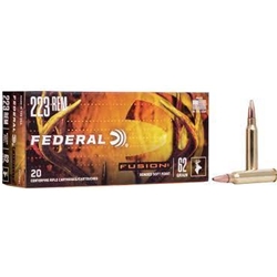 Federal 223 REM, FUSION, 62GR.