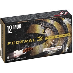 Federal Ammunition PREMIUM 12GA X 2 3/4", 00 BUCK (PFC15400)