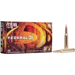 Federal Ammunition FUSION 270 WIN, 150GR SP (F270FS2)