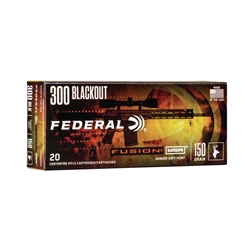Federal Ammunition FUSION 300 BLK, 150GR BSP (F300BMSR2)