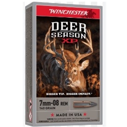 WINCHESTER (WIN-X708DS) DEER SEASON XP 7MM-08 REM, 140GR