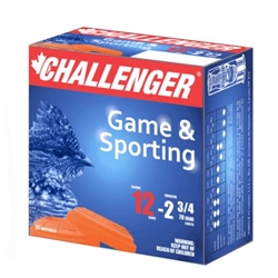 CHALLENGER 10012 GAME AND SPORTING GAME Challenger Game and Sporting Game Load #2 12G 1 1/8oz 3 1/4 dr 25 shotshells