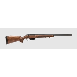 TIKKA T3X VARMINT HUNTER Tikka T3x Varmint Hunter Rifle, Wood Stock, Blued, Heavy Threaded Barrel