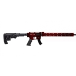 22LR Distressed Red Long Floating Handguard